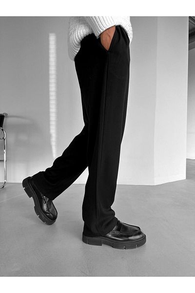wamoss 2025 Pleated Comfortable Vintage Classic Wide Leg Baggy Trousers Pl11