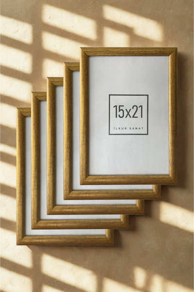 ilkur Πέντε τεμάχια με πλαίσιο από επίπεδο γυαλί μεγέθους Α5 (15Χ21) πάχους 2...