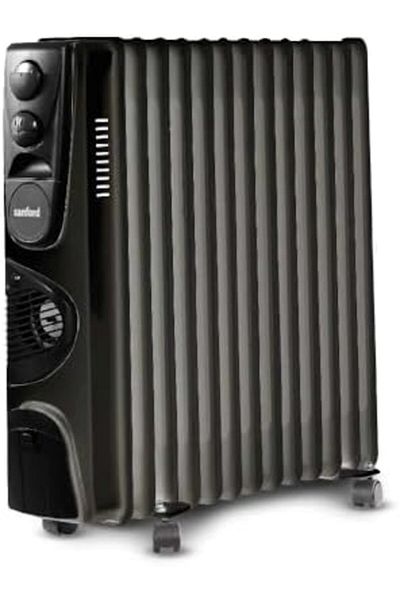 Sanford 13 Fins Oil-Filled Radiator Heater | 2900W Power | 3 Heat Settings | Adjustable Thermostat |