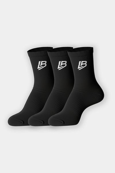 Liber 3 Pack Sports & Casual Comfortable Unisex Socks
