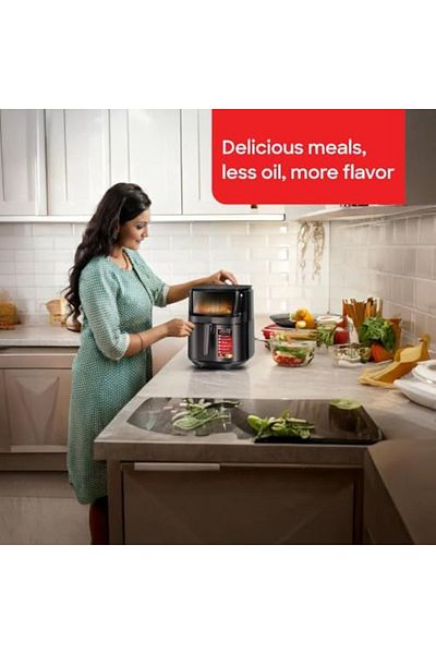 Sanford SF2458AF Digital Air Fryer 8.0L Capacity (6L Basket), 1700W, Visible Window, LED Touch Displ