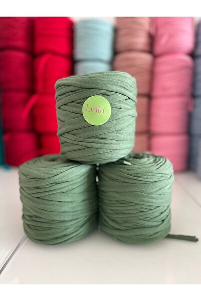 Leila Design çimen yeşili penye ip örgü ipi (600-650gr) 1 adet fiyatıdır