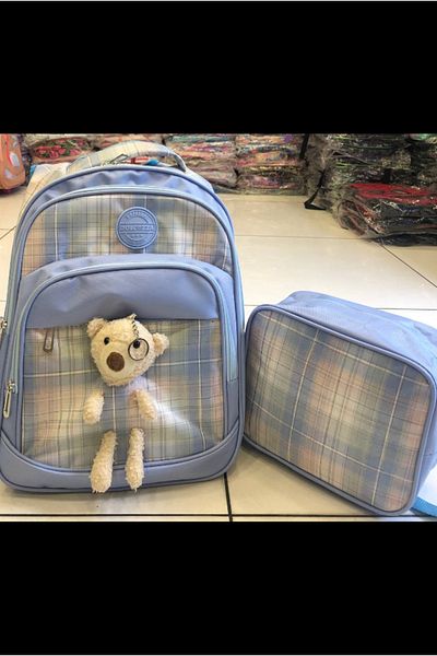 eflanmoda Parachute Fabric Large Size Waterproof School Handbag and Feeding Suit