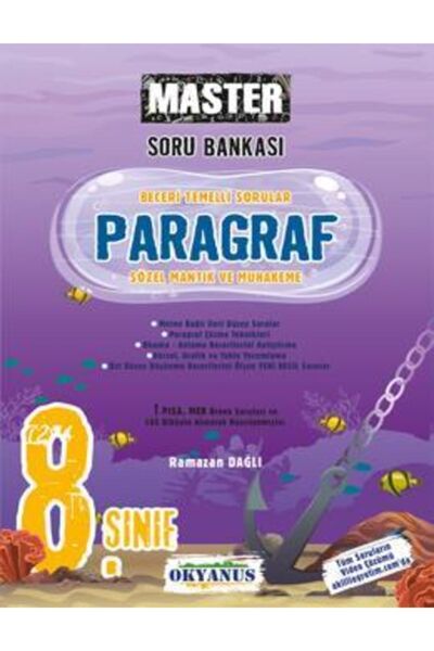 Genel Markalar Okyanus Yayınları 8. Sınıf Master Paragraf Soru Bankası