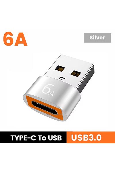 m.tk moveteck Type-C to USB High Speed Data Transfer Otg Converter Converter Adapter 6A Type C Female to USB 3.0