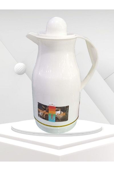TSUMAB White Vacuum Flask – Elegant Heat Retention Pot (1L)
