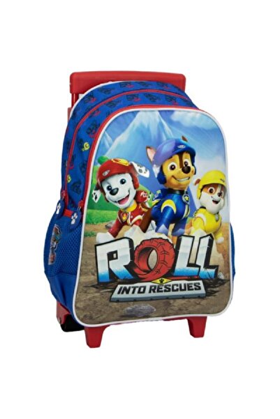SUNCE حقيبة ظهر بعجلات مزودة بسحّاب وحجرتين من Paw Patrol Roll into Rescues