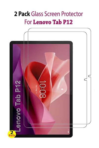 Generic Lenovo Tab P12 2 Pack Premium Tempered Glass Screen Protector for Lenovo Tab P12