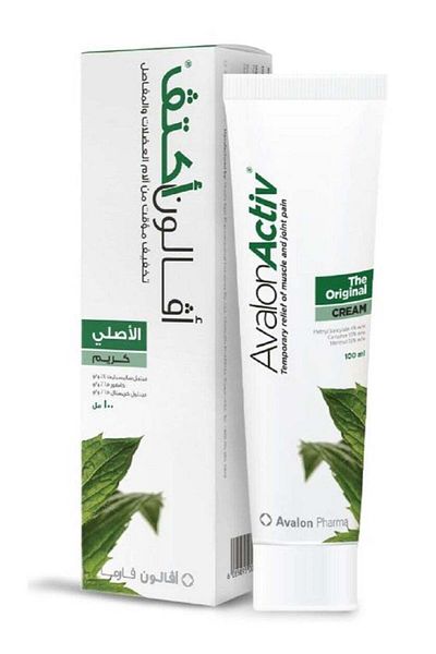 AVALON PHARMA كريم أفالون أكتيف الأصلي 100 مل