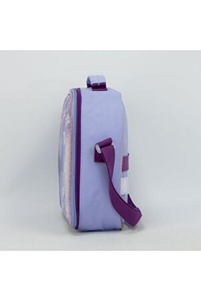SUNCE Disney Frozen Insulated Zipper Closure Lunch Tote – Purple