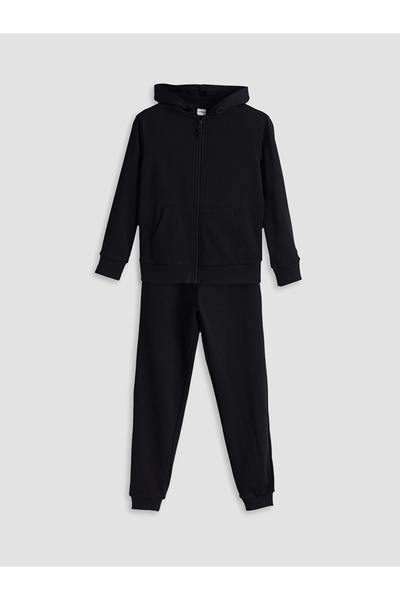 LC Waikiki Lcw Kids New Season Hooded Girl's Tracksuit Set