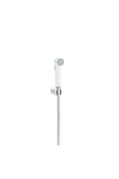 Grohe Tempesta White Shower Bidet with Stainless Steel Hose