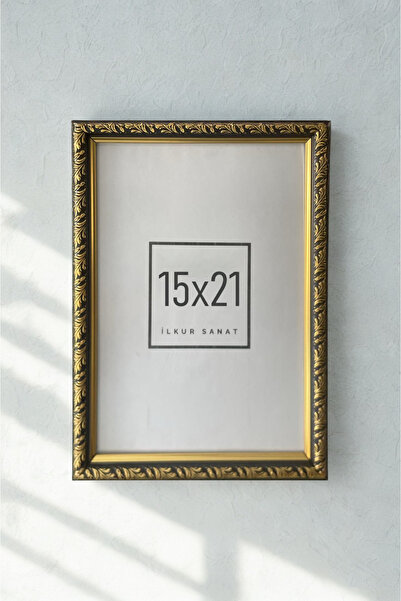 ilkur A5 Boyutunda (15X21) 2mm Kalınlığında Mat Camlı Desenli Çerçeve