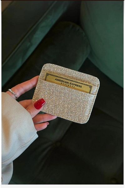 beautystyle Silvery Gold Women's Card Holder