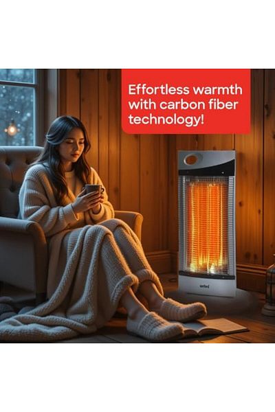 Sanford 900W Carbon Heater with Remote Control & Oscillating Function