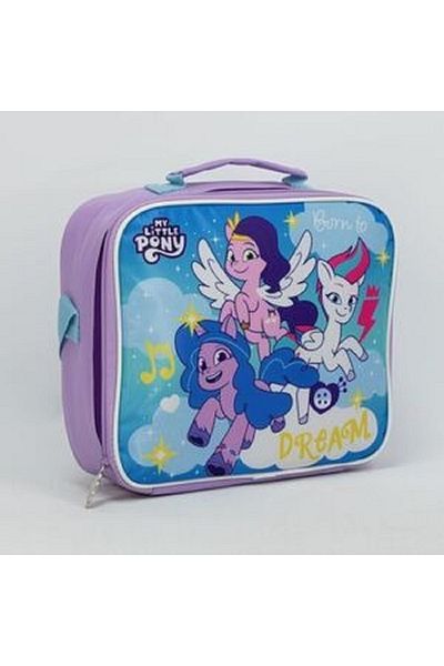 SUNCE My Little Pony Insulated Zipper Closure Lunch Tote – Purple and Blue
