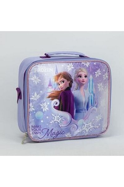 SUNCE Disney Frozen Insulated Zipper Closure Lunch Tote – Purple