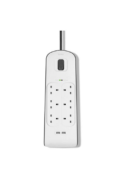 Belkin 6 way outlet surge Protection for up to six devices with two usb ports