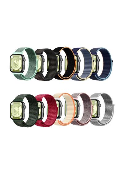 m.tk moveteck Huawei Watch Fit 3 / Fit 4 / Fit 4 Pro Compatible Cord Wicker Velcro Cord