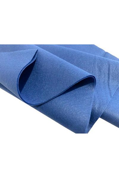 feltland Wool felt, soft 1mm, 40% wool-60% viscose, 50*180cm blue