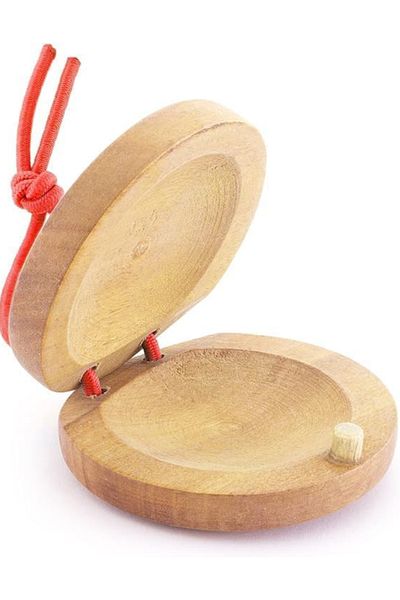 MegArya Castanets, Finger Castanets, Wooden Castanets