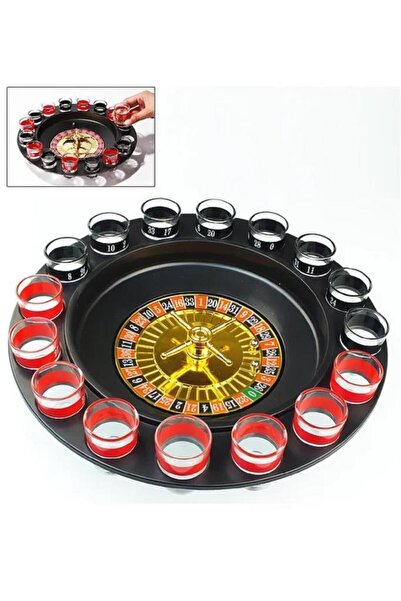 Nirnisa Rulet Shot Oyunu 16 Shot Bardağı Tekila İçki Yılbaşı Doğum Günü Hediy...