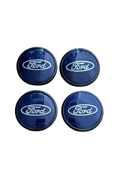 MAF Set 4 capace roti 62mm exterior Ford albastre compatibil/inlocuitor janta...