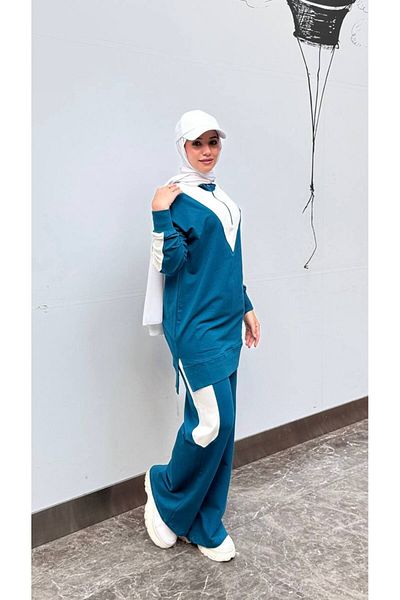 estilowear Women's Hijab Clothing Tracksuit Model S1001
