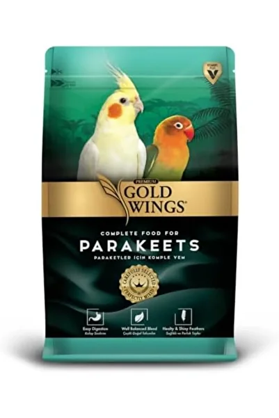 Gold Wings طعام جولد وينجز الفاخر الكامل للببغاوات 1kg
