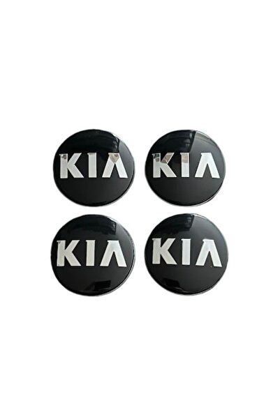 MAF Set de 4 capace centrale de roată pentru KIA 58mm, negre