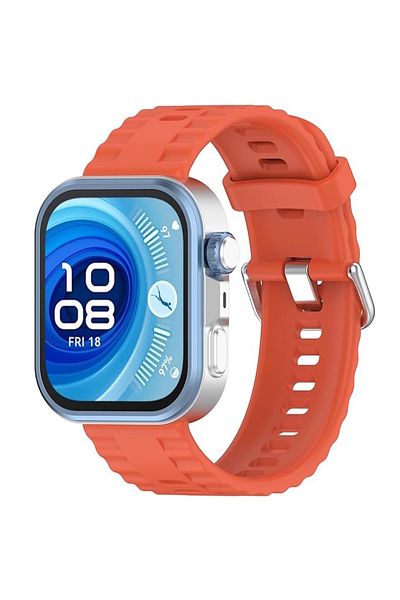 m.tk moveteck Huawei Watch Fit 3 / Fit 4 / Fit 4 Pro Compatible Cord Classic Buckle Perforated Sports Bracelet
