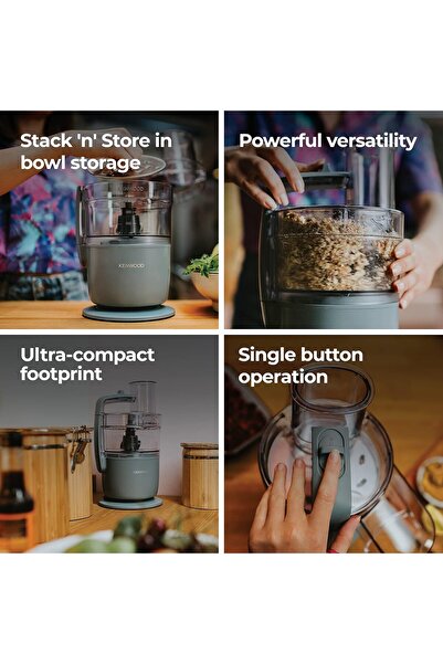 Kenwood Food Processor, MultiPro Go, 650W, 1.3L Bowl, Chopping, Slicing, Grating, Pureeing, Kneading