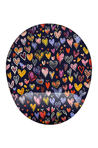 iyi fikirler Kalp Desenli Bilek Destekli Mouse Pad