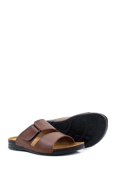 Ayakkabıhane Brown Comfortable Men's Slippers Ah1E0011316119201920621