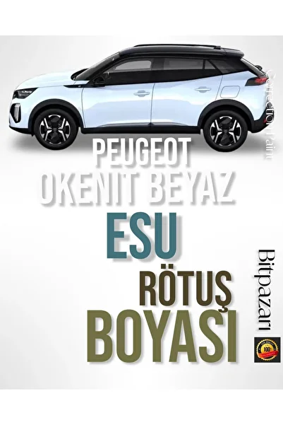 Flea Market بيجو 308/e308 أوكينيت وايت ESU - طلاء احترافي لإزالة الخدوش وعلامات الحجر 20 مل.