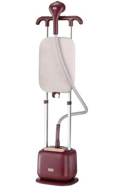 Black&Decker BLACK+DECKER Double Pole Garment Steamer, 2400W, 2L Tank, 10 Steam Settings, Horizontal & Vertical I