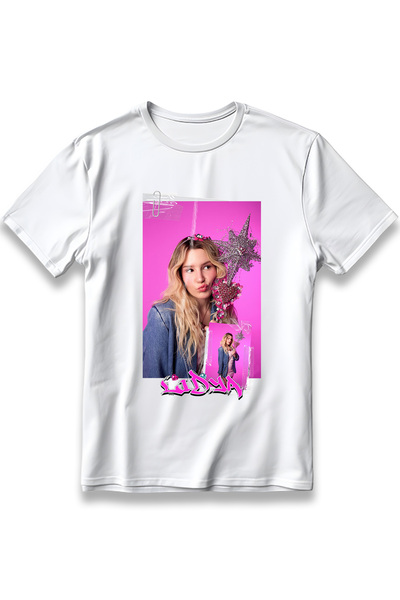 EZG Business تي شيرت Manifest Group Lidya Solo مطبوع للجنسين مصنوع من نسيج قط...