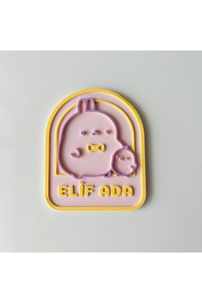 SERÜVENTR Minik Dostlar, İsimli Magnet (10 adet) – Özel Günler - Doğum Günü -...