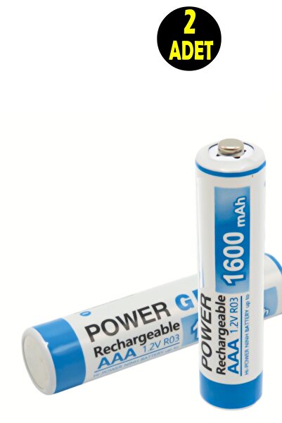 usin 2 Adet 1600 Mah Nimh Aaa Şarj Edilebilir 1.2 Volt Standart Ince Kalem Pi...