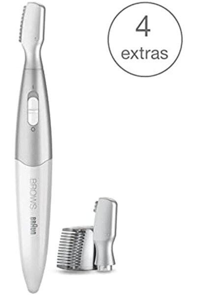 Braun Mini Precision Trimmer FG1106 with 4 extras incl. high precision head, white