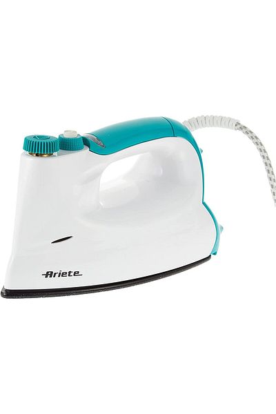 ARIETE Vapor Plus Steam Iron for Clothes, with Build-in Boiler Steam Generator, Ceramic Soleplate, 2