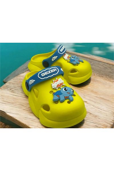 GEZER Children's Sandals Slippers Turtle Figure