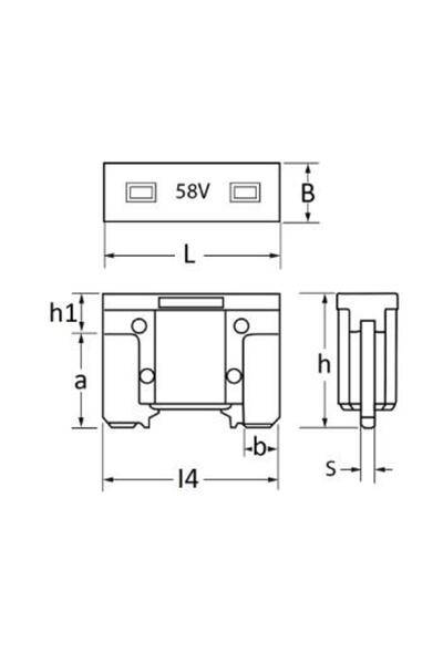 RESTAGRAF Set of 5 mini fuses 17063, low profile, 5A