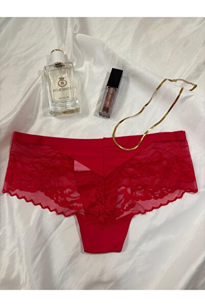 Leyan İz Bırakmayan Lazer Kesim Dantelli Külot