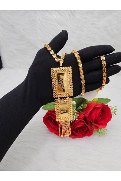 Generic Long gold chain with luxury box