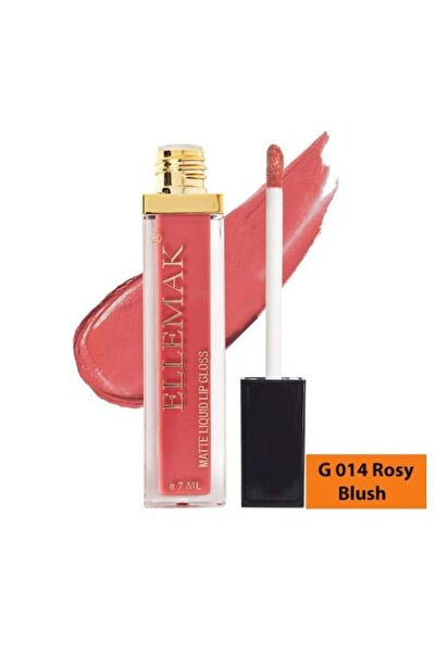 ELLEMAK أحمر شفاه سائل غير لامع