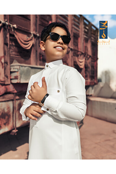 burjah Business Kids Thobe, Saudi Thobe for Kids from Burjah