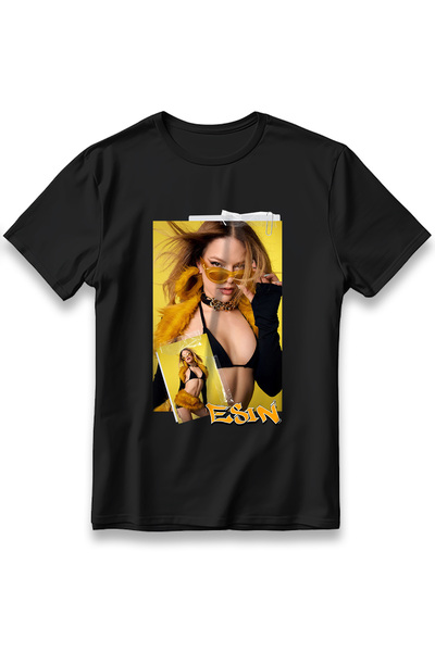 EZG Business تي شيرت Manifest Group Esin Solo مطبوع للجنسين مصنوع من نسيج قطن...