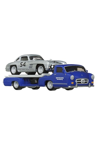 mattel Hot Wheels Transportator Mercedes-Benz 55 Blue Wonder Mercedes-Benz 300 Sl Scara 1:64