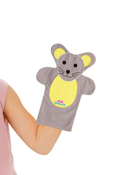 hediyecik دمية يد تعليمية على شكل قطة لطيفة مقاس 25 سم